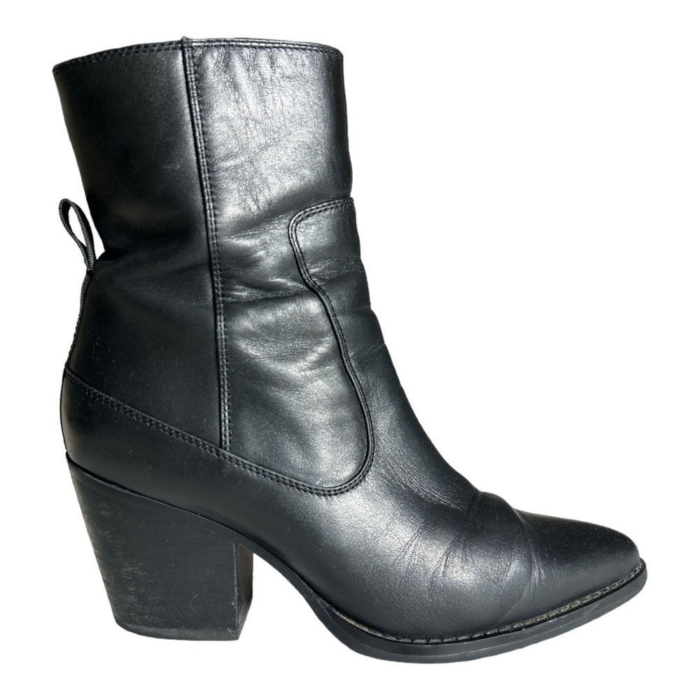 Rudsak Black Leather Pointy BootiesSize 36